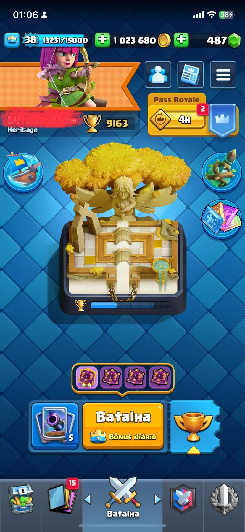 Conta clash royale