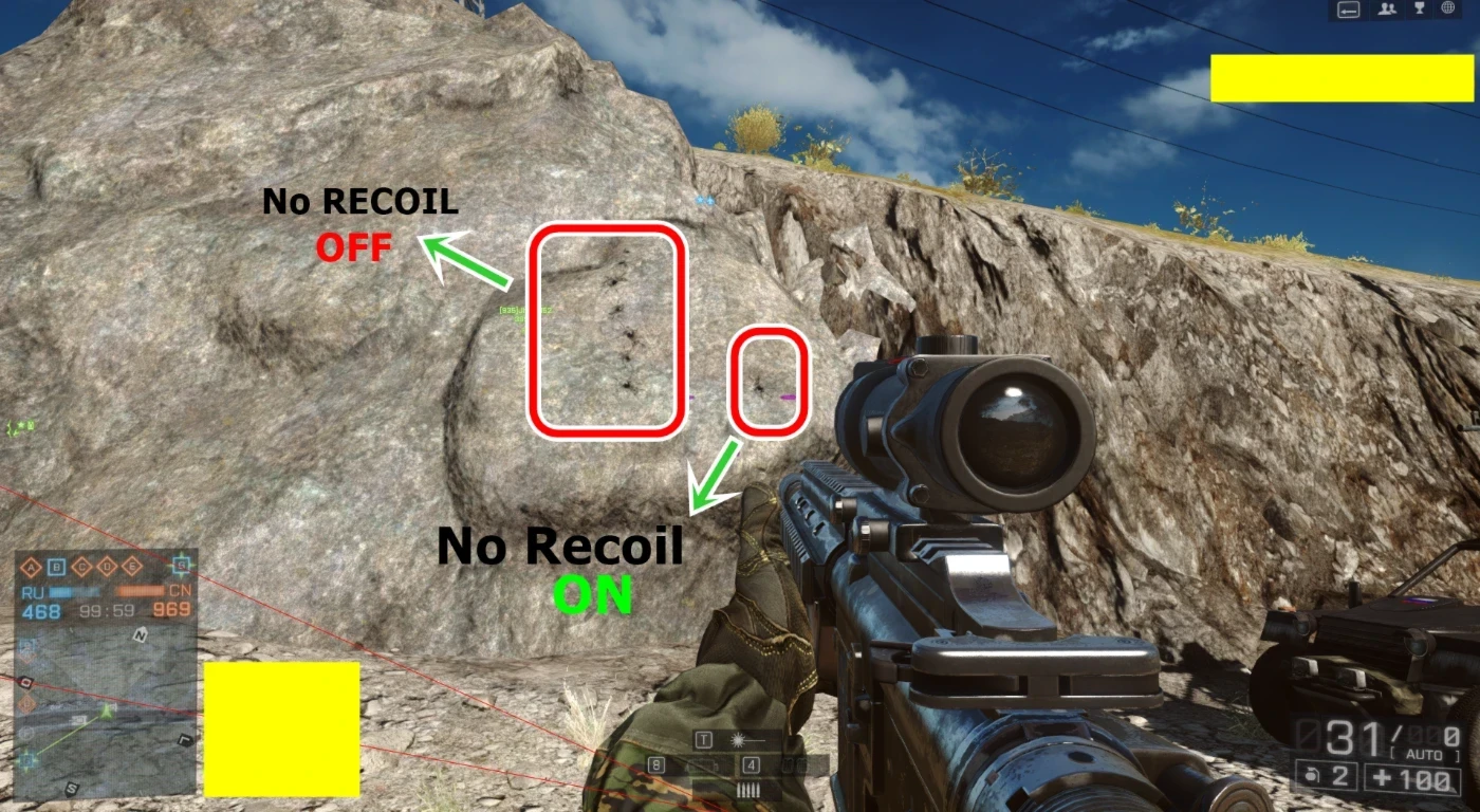 Battlefield |No-Recoil + Rapid Fire  [ TODOS BF ]