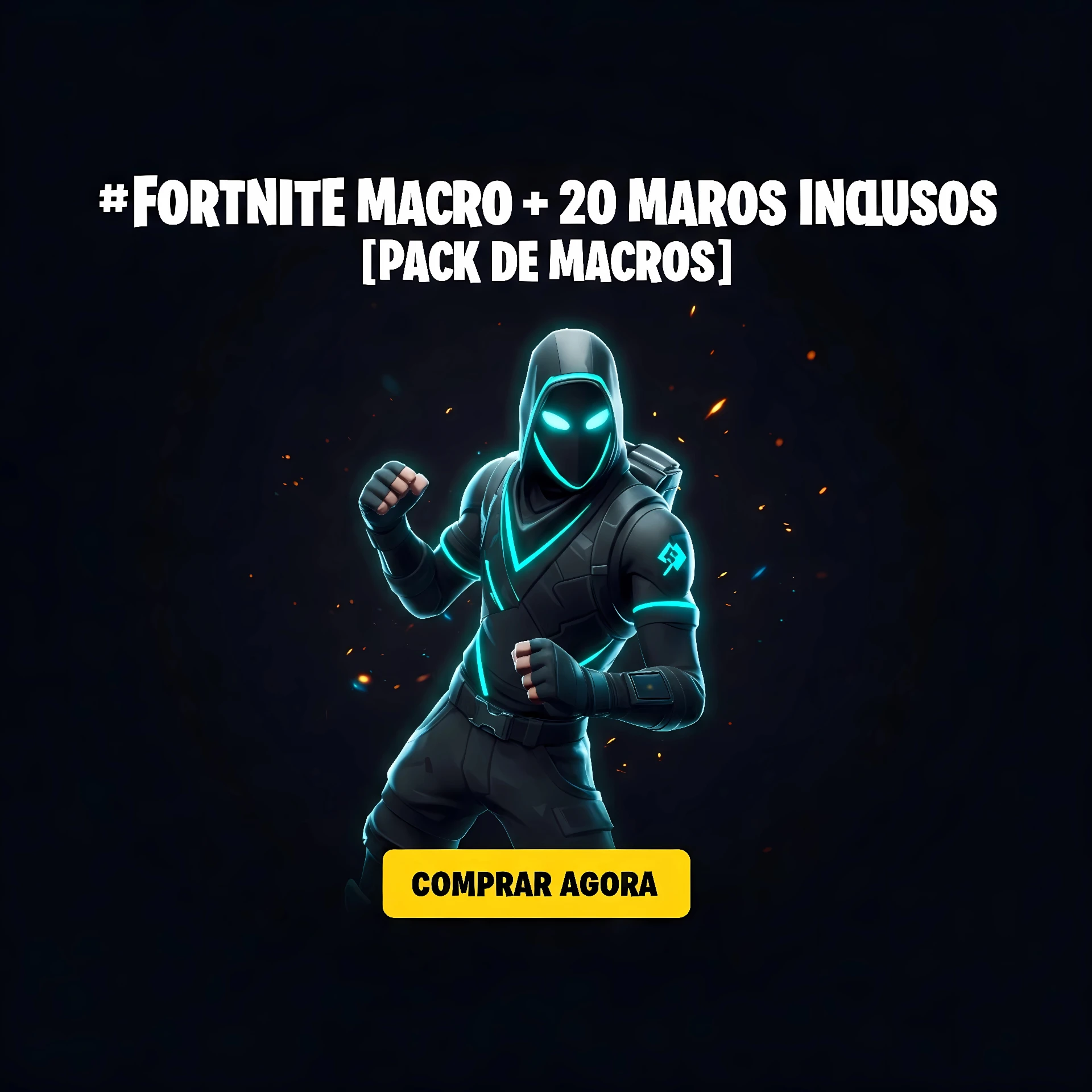 Fortnite Macro + 20 Macros Inclusos [PACK DE MACROS]