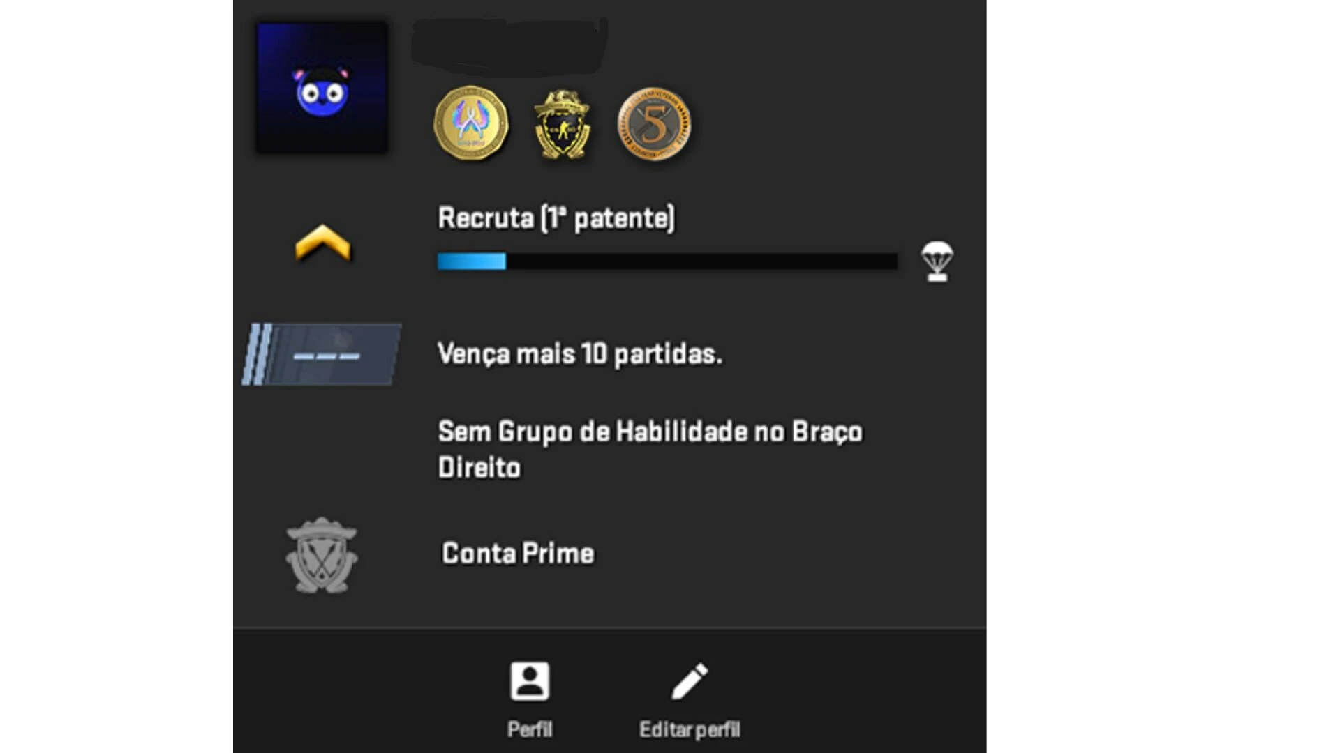 [Cs2] Prime 5 Anos Conta Full Acesso