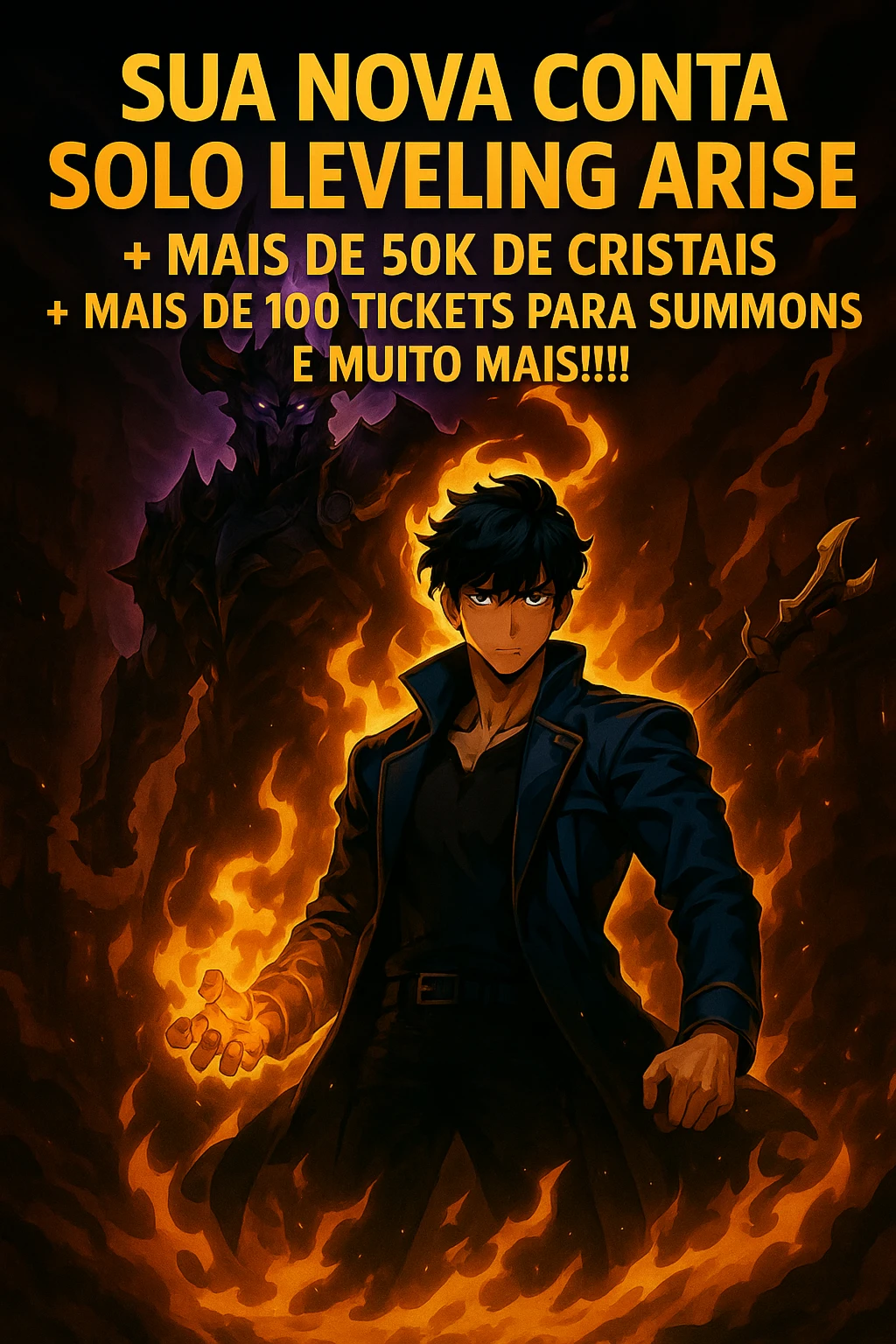Conta Solo Leveling Arise 🐱‍👤🐱‍👤