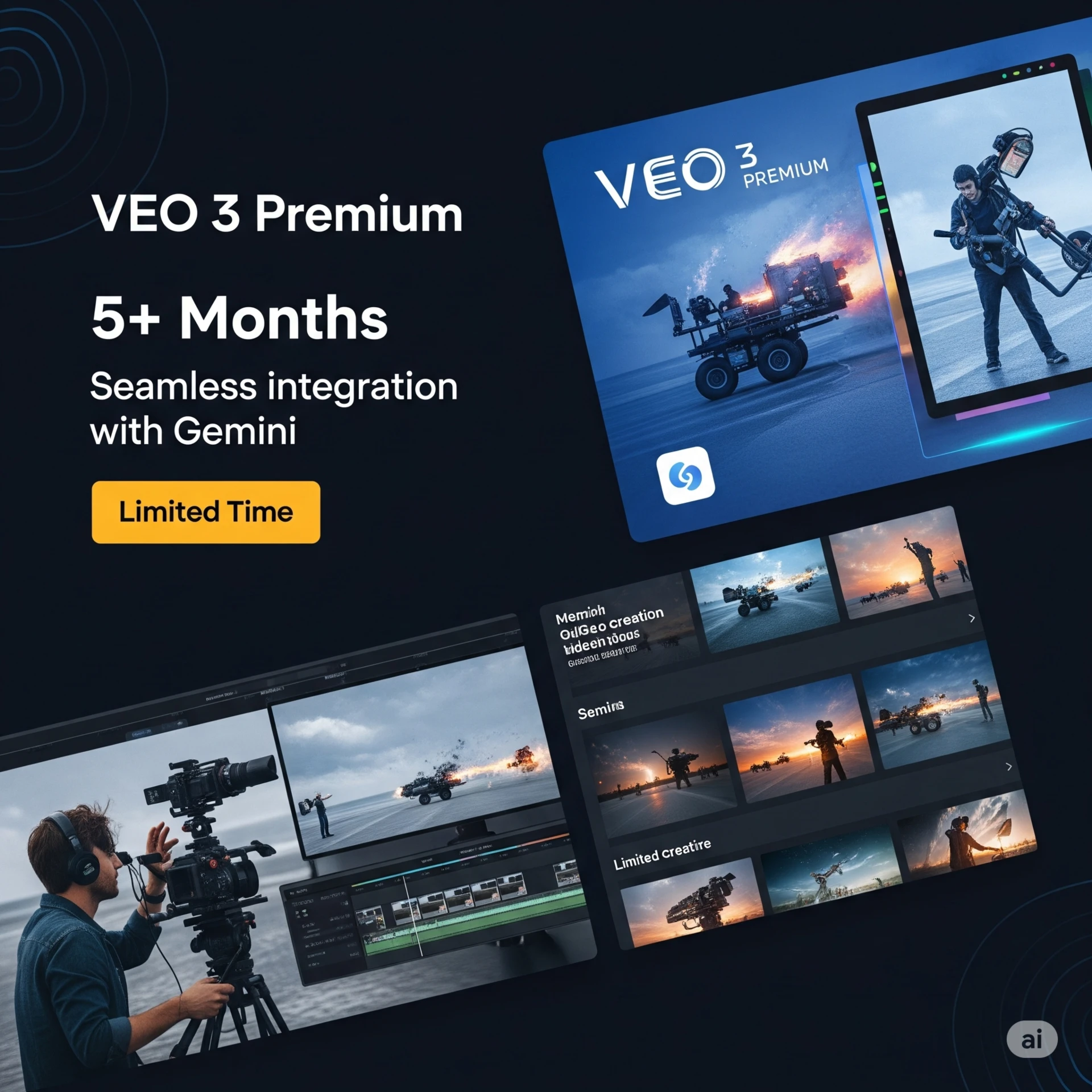 🚀 Desbloqueie a Criatividade: Gemini VEO 3 Premium Já! 🚀