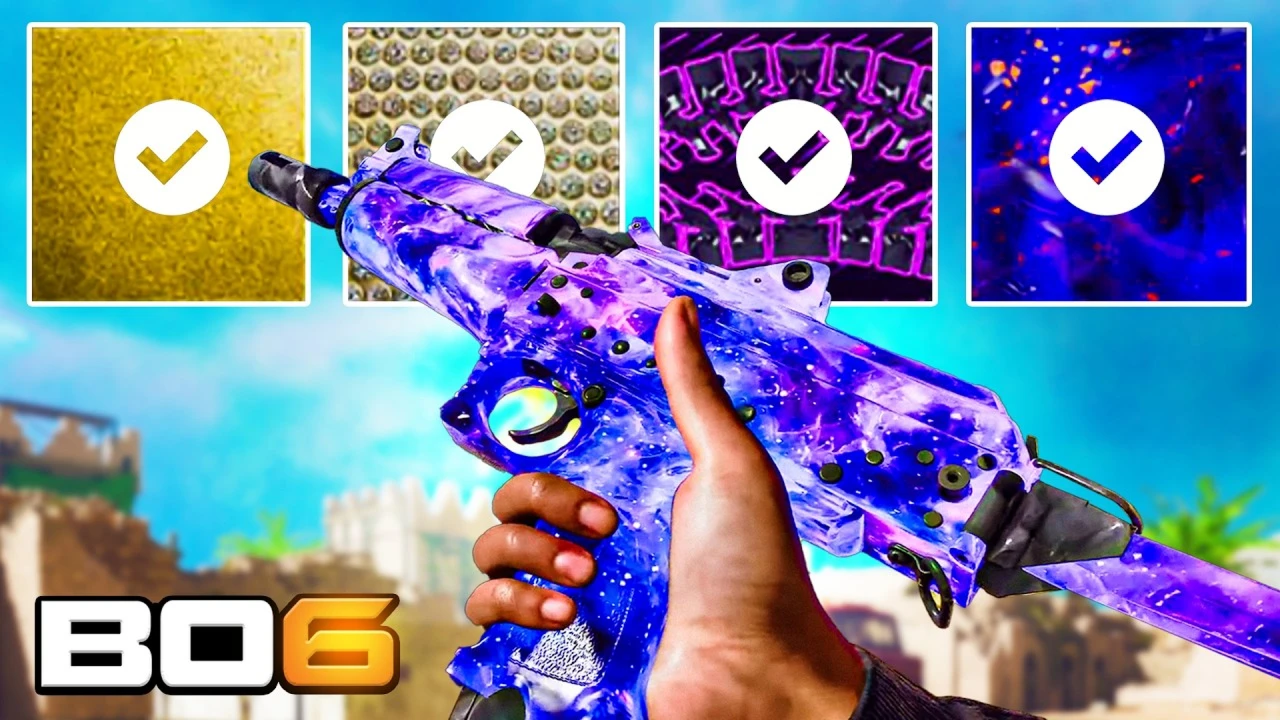 Conta Call of Duty Bo6/Warzone camo DARK MATTER