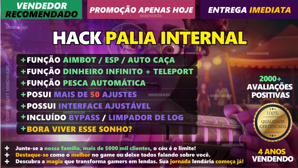 HACK PALIA v0.200.0 ✅ 100% EXCLUSIVO E PRIVADO [RECOMENDADO]