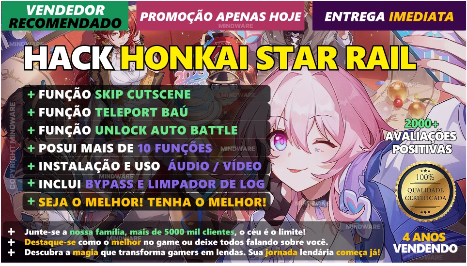 HACK HONKAI STAR RAIL v3.7 🚀100% INDETECTÁVEL E RECOMENDADO