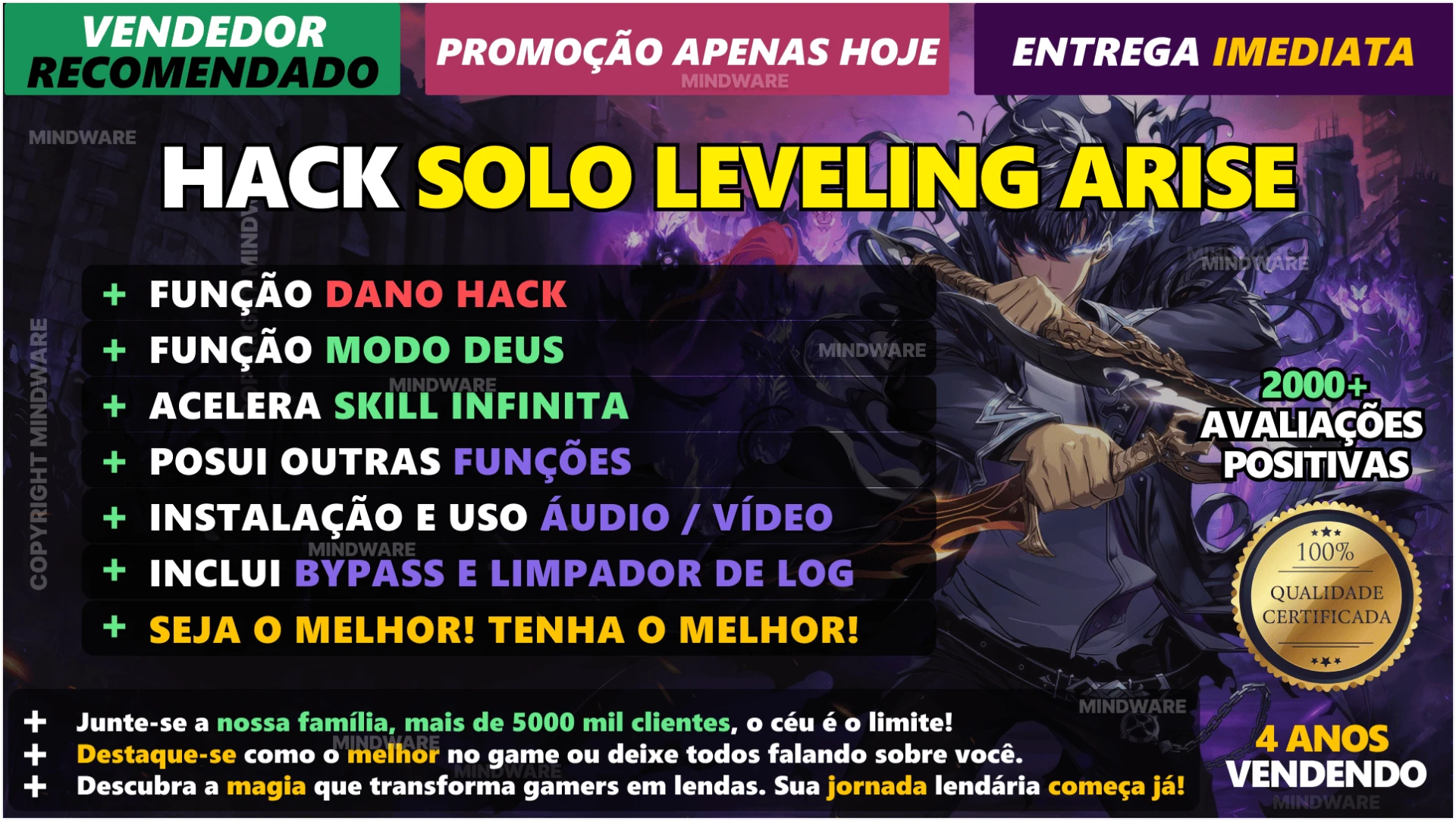 HACK SOLO LEVELING ARISE V1.2.05 🚀EXCLUSIVO E RECOMENDADO