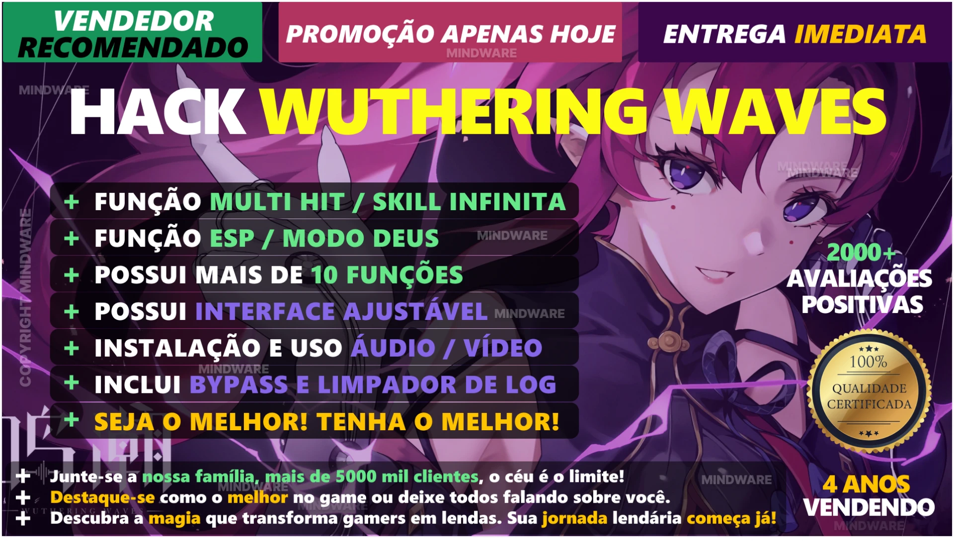 HACK WUTHERING WAVES v1.8🚀100% SEGURO E PRIVADO RECOMENDADO