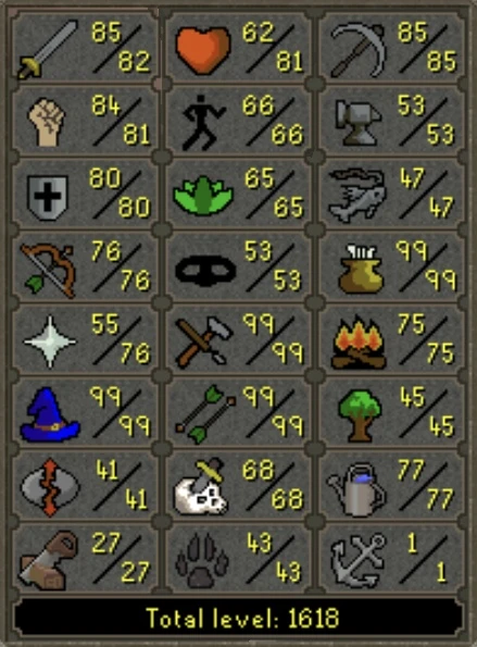 Acc Runescape oldSchool