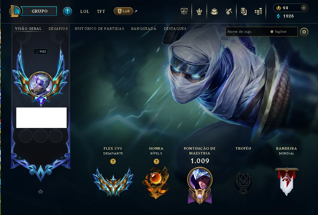 Conta Rara De League Of Legends