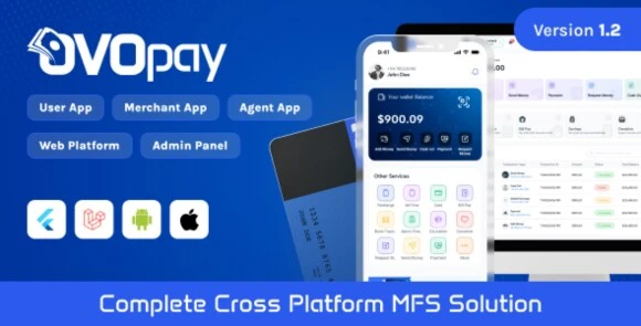 OvoPay v1.2 - Complete Cross Platform MFS Solution