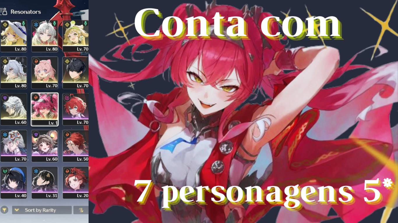 Wuthering Waves - Lupa + Zani + Phoebe com sua arma e ++++++