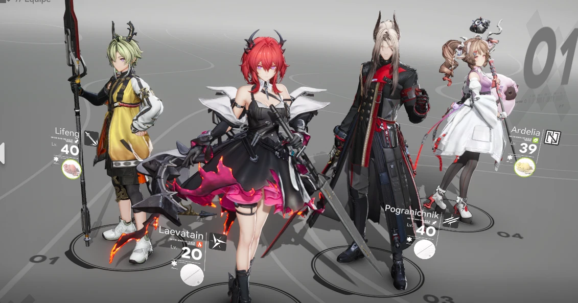 Arknights Endfield - Conta Laevatain + Bis + Pogranichnik