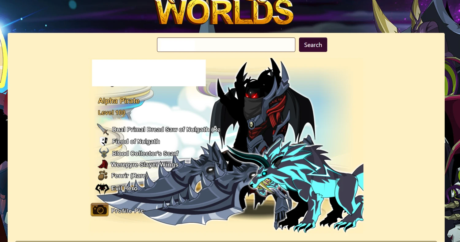 Conta Aqw Super Rara De 2008 Lotada De Raros