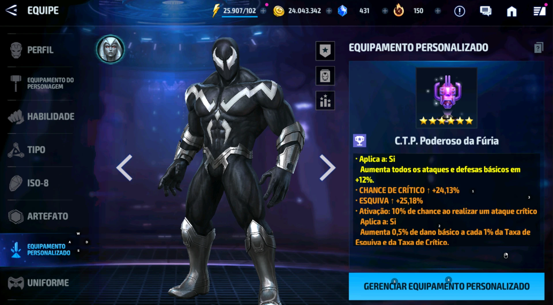 Venda De Conta Top — Marvel Future Fight