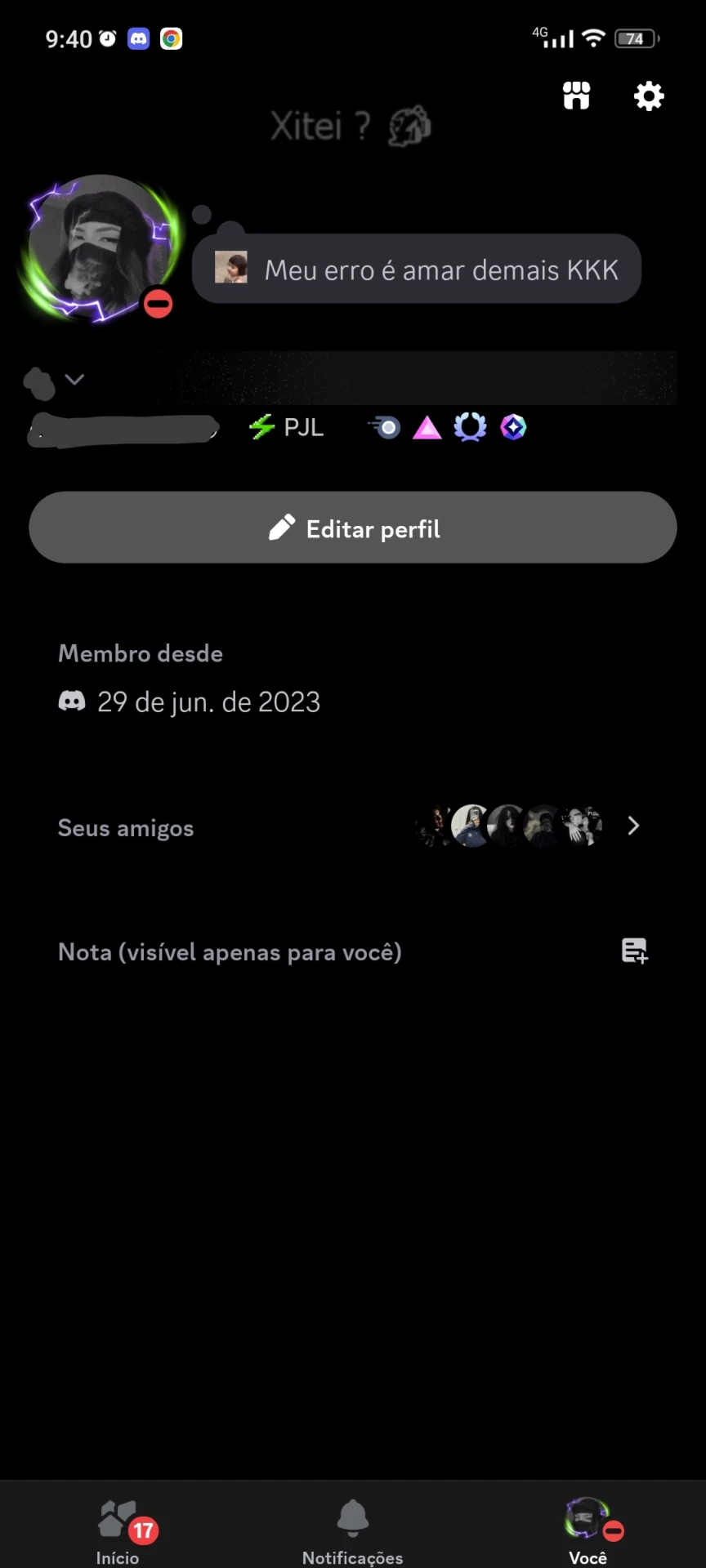 Conta Discord 1 Mês De Nitro + 4 Decor, Ano 2023