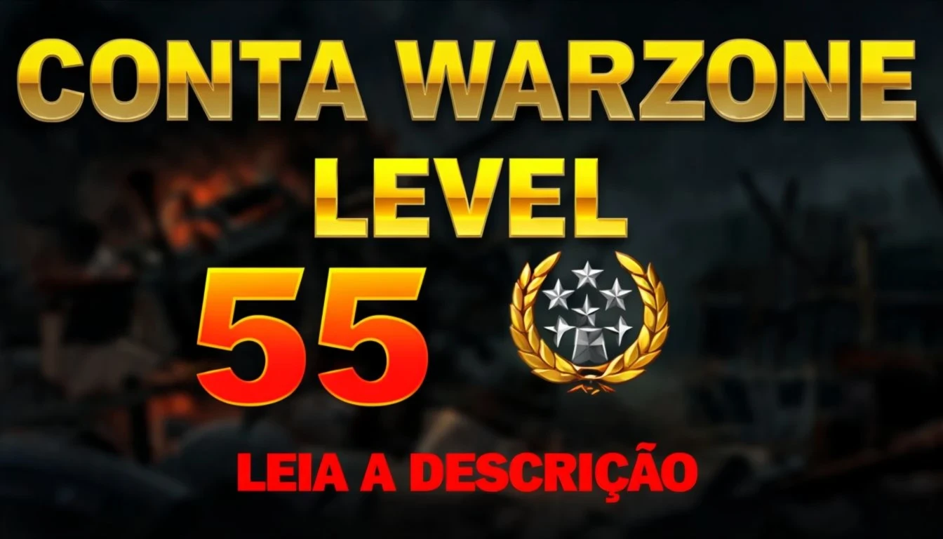 CONTAS WARZONE LEVEL 55 | (PC/PS/XBOX)