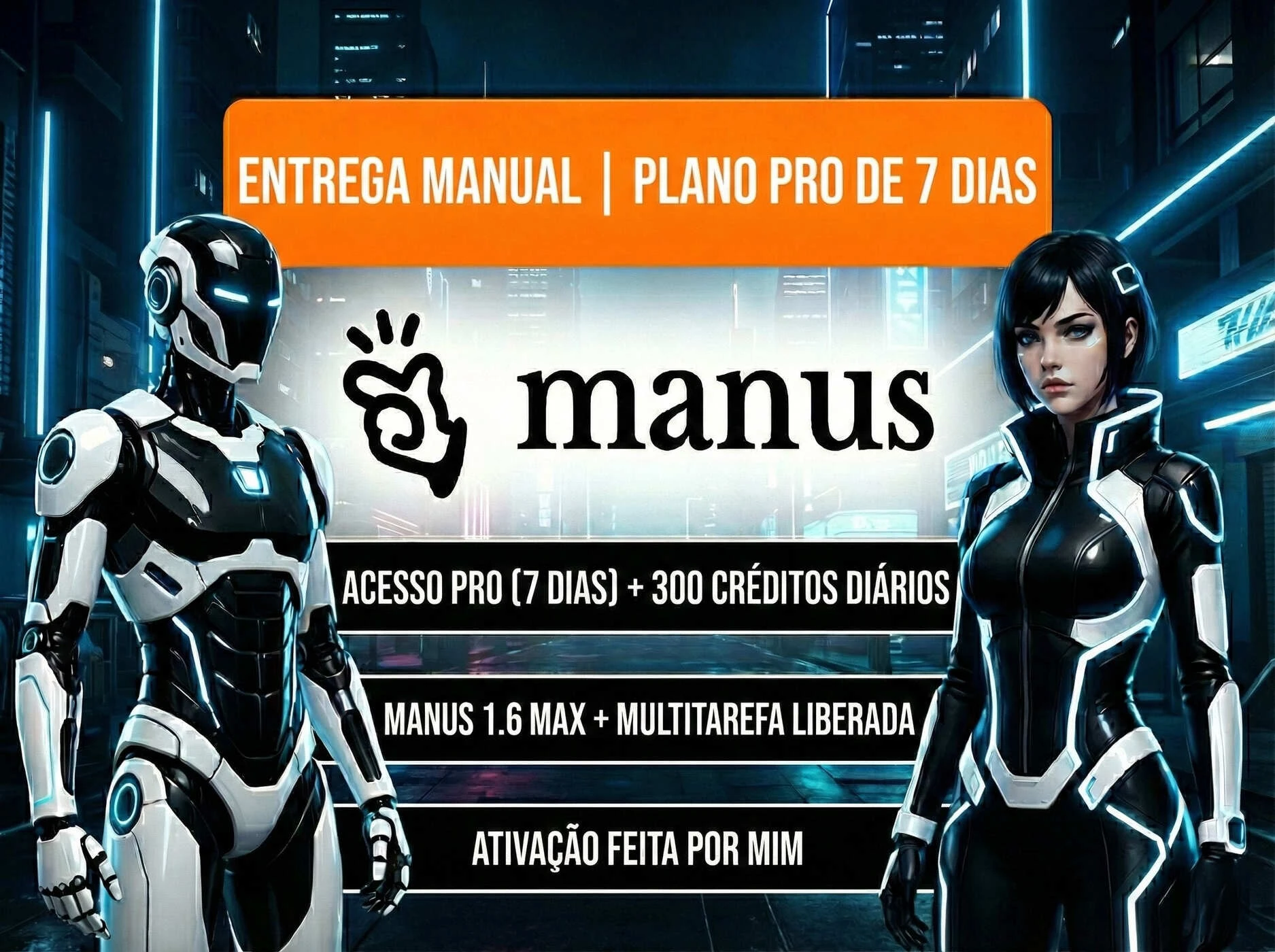 Conta Manus Ai Pro - 7 Dias De Acesso - Manus 1.6 Max Libera