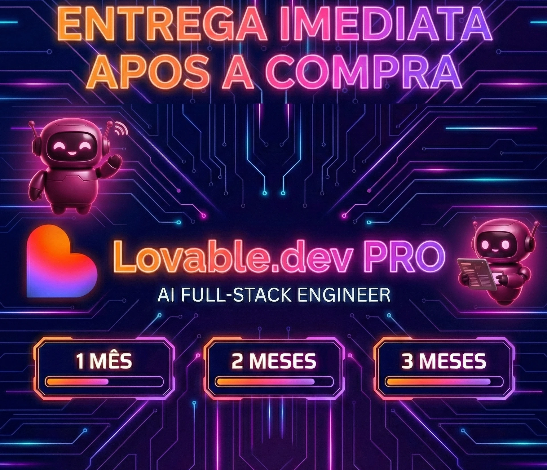LOVABLE IA PRO | MENSAL | CONTA PRIVADA