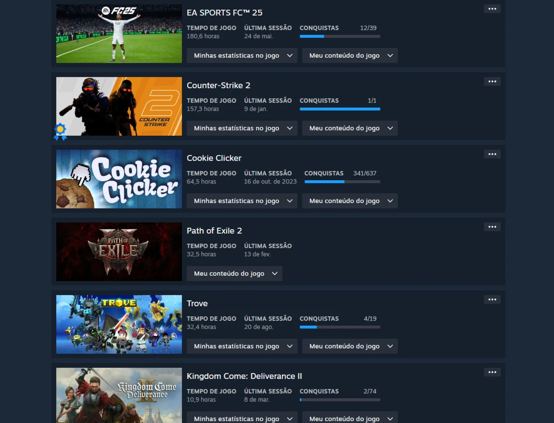 Conta Steam Com Vários Jogos Barata