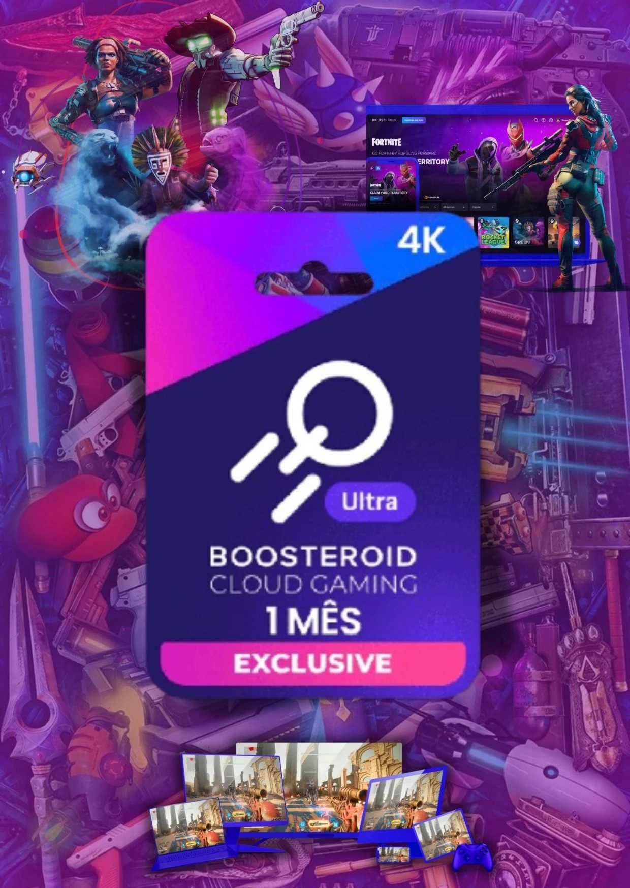 Boosteroid Cloud Gaming Ultra 1 mês