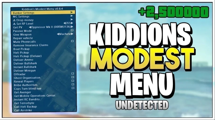 Mod Menu De Gta V, Dinheiro Infinito E Muitas Outra Funções!