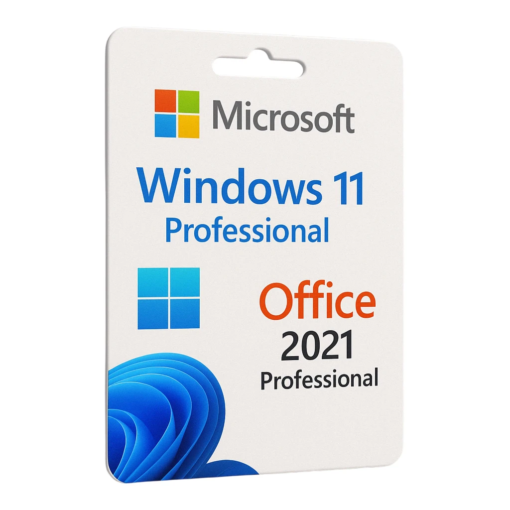 Licença Key Windows 11 Pro + Office 2021 Pro plus
