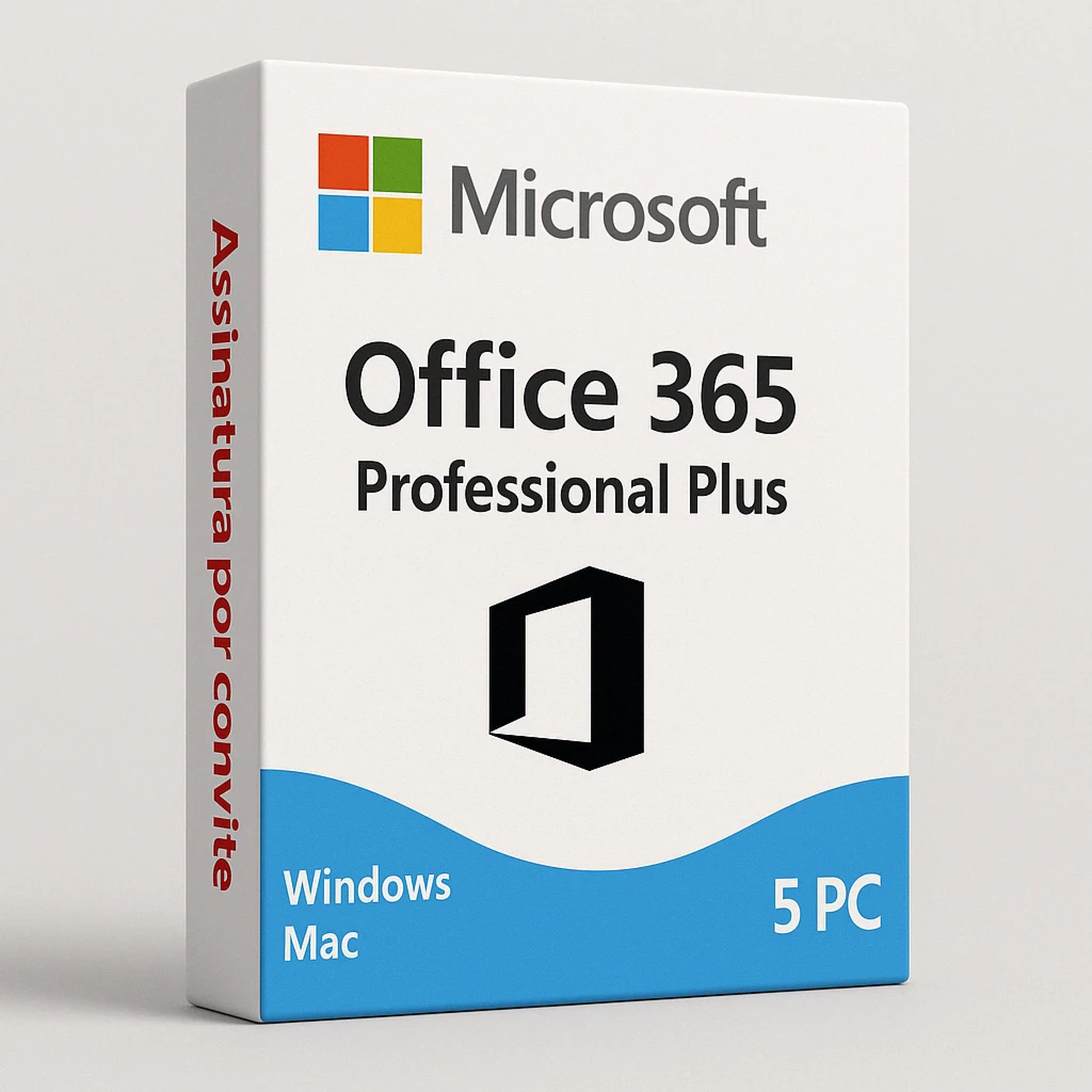  Office 365 1 ano CONVITE 5 dispositivos WIN/MAC
