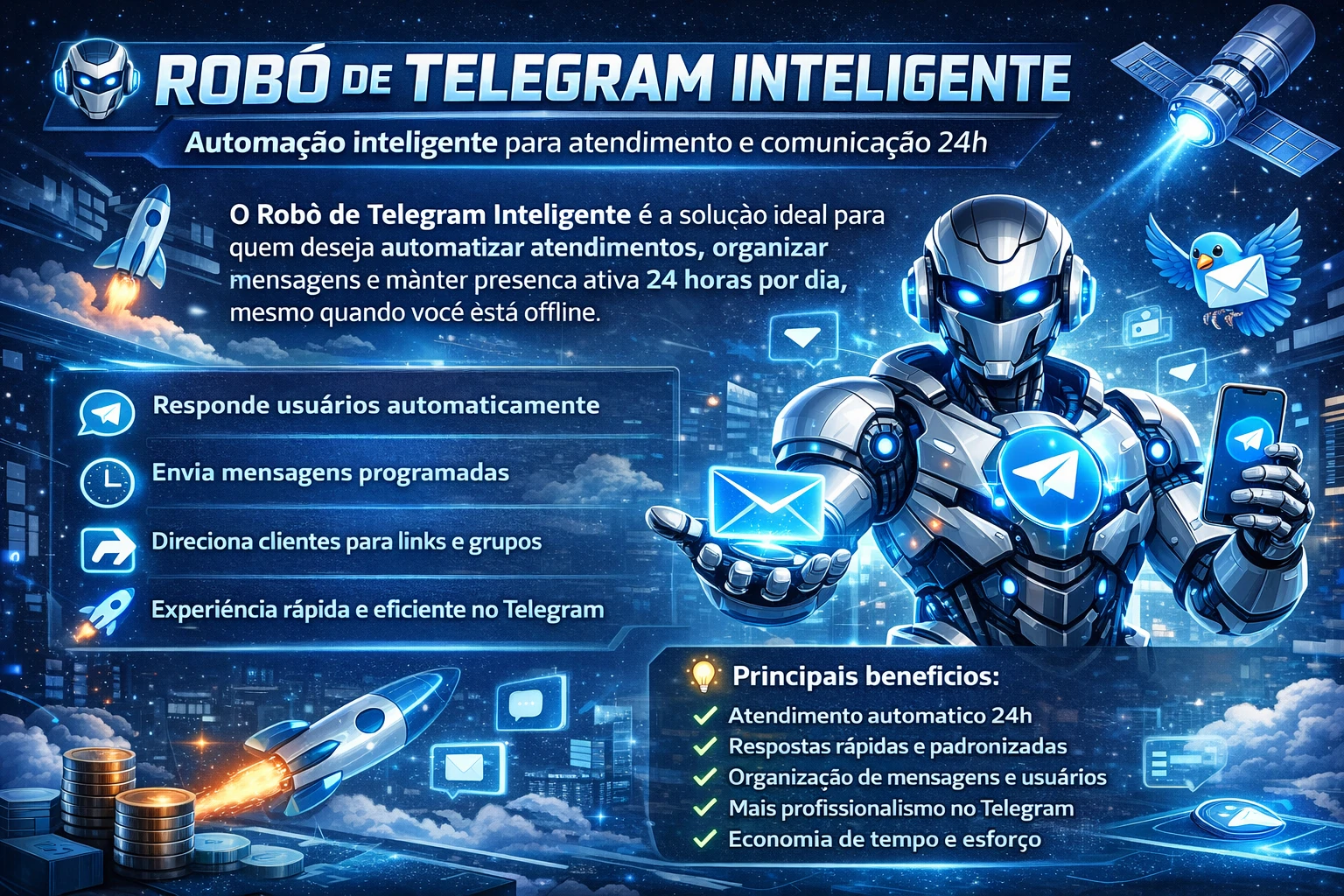 🤖 Automação Inteligente no Telegram