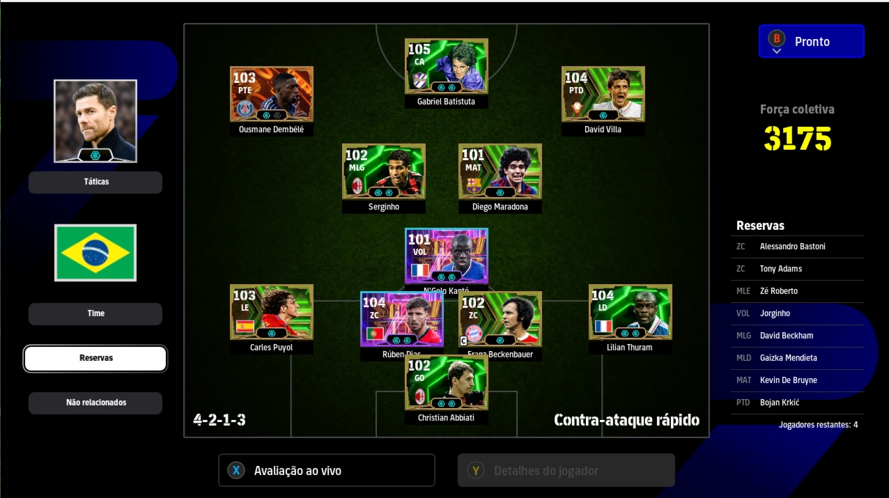 Conta Efootball STEAM - Dembele Novo 3175