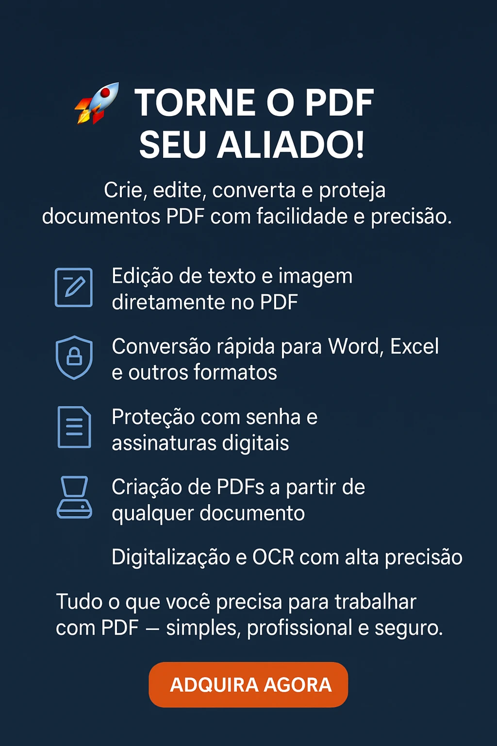 Editor de PDF para Windows - Vitalício