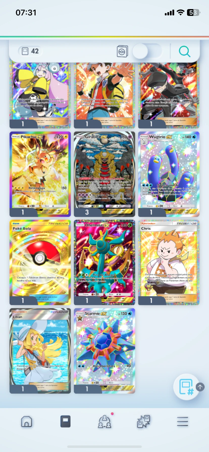 Pokémon tcg pocket conta lvl 50