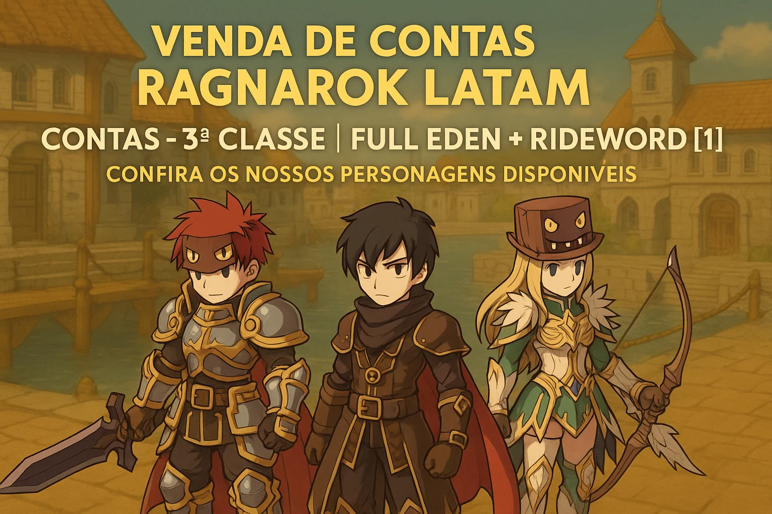 Promoção FDS - Contas Ragnarok Latam - Freya - 07/2025
