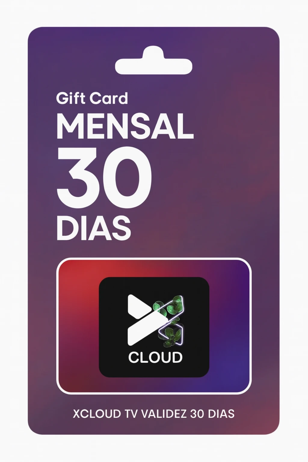 🌐 Recarga XCloud TV – 30 Dias