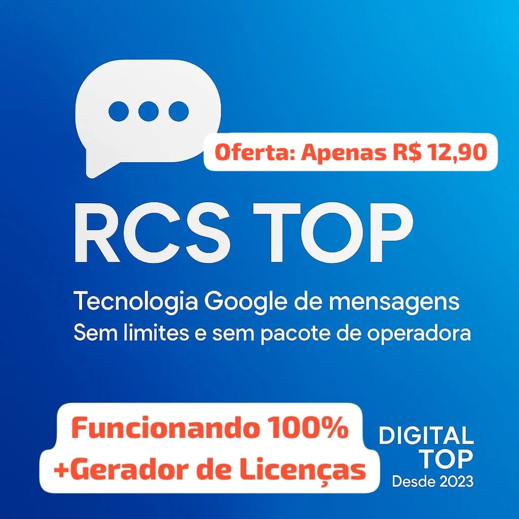 💻📩📲Programa Disparador de SMS Com Tecnologia RCS Google