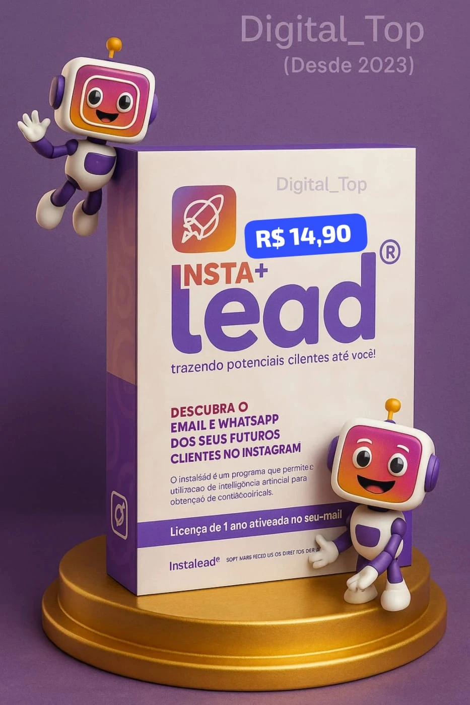 💥📷InstaLead6 - Extraia Whatzapps, E-mails e Nomes no Insta