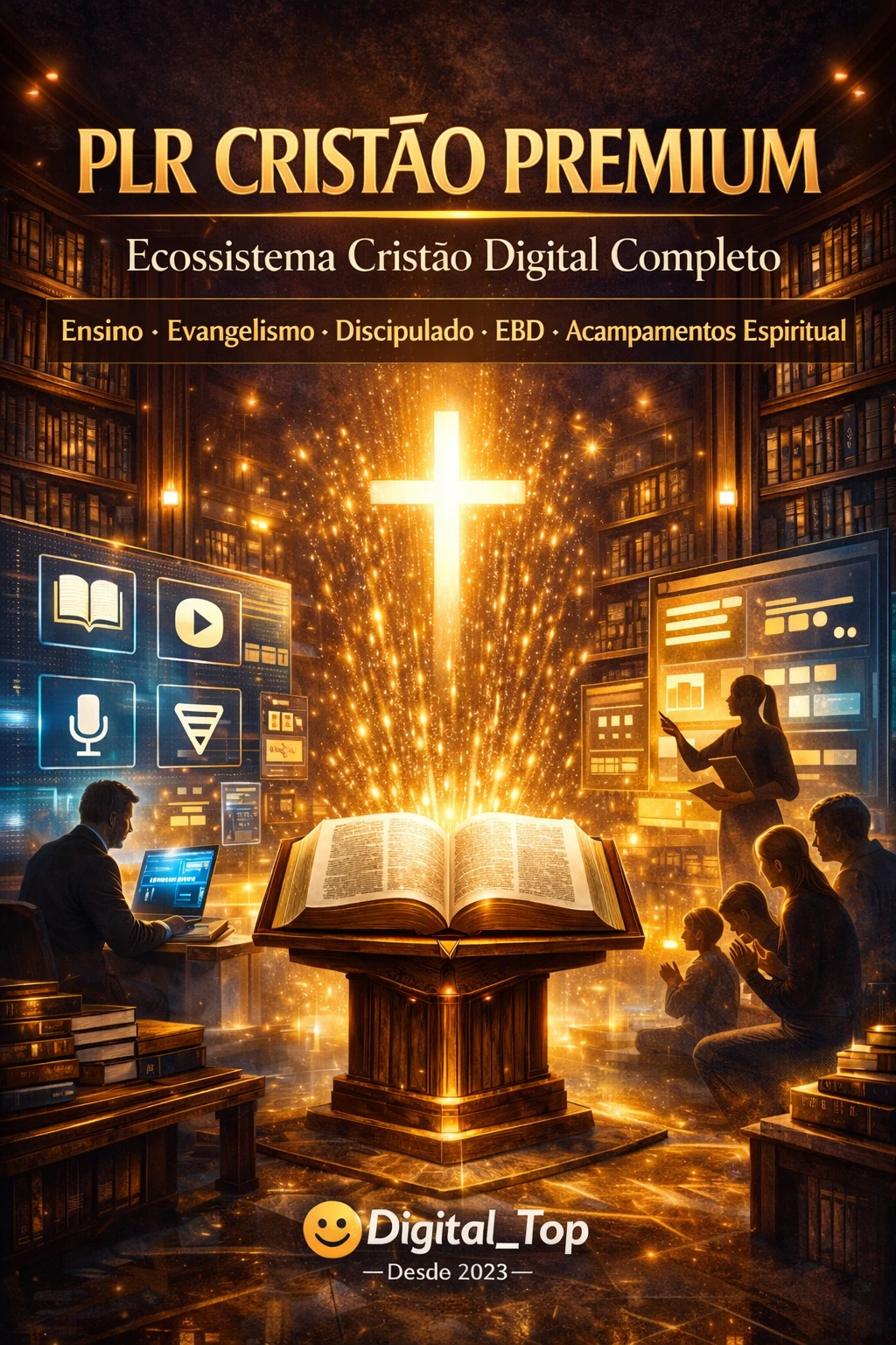 📦✨PLR CRISTÃO PREMIUM: Ecossistema Gospel Digital Completo