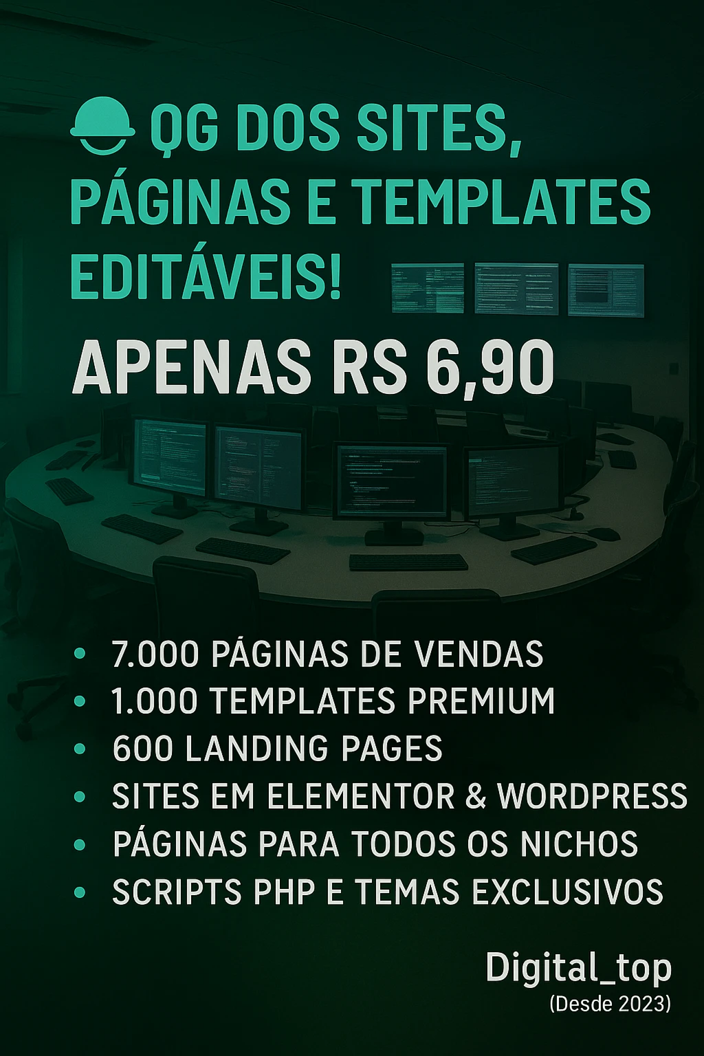 ✅🪖💻📳 +10 Mil Sites, Páginas e Templates Editáveis