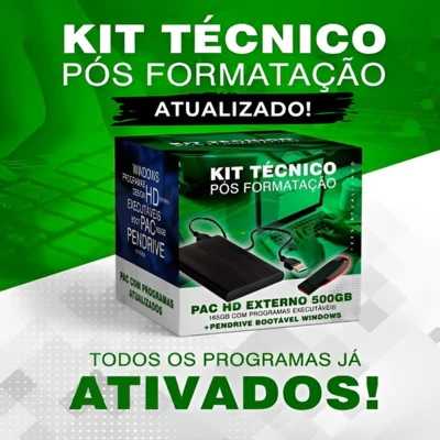Combo Formatação completo Pré e Pós