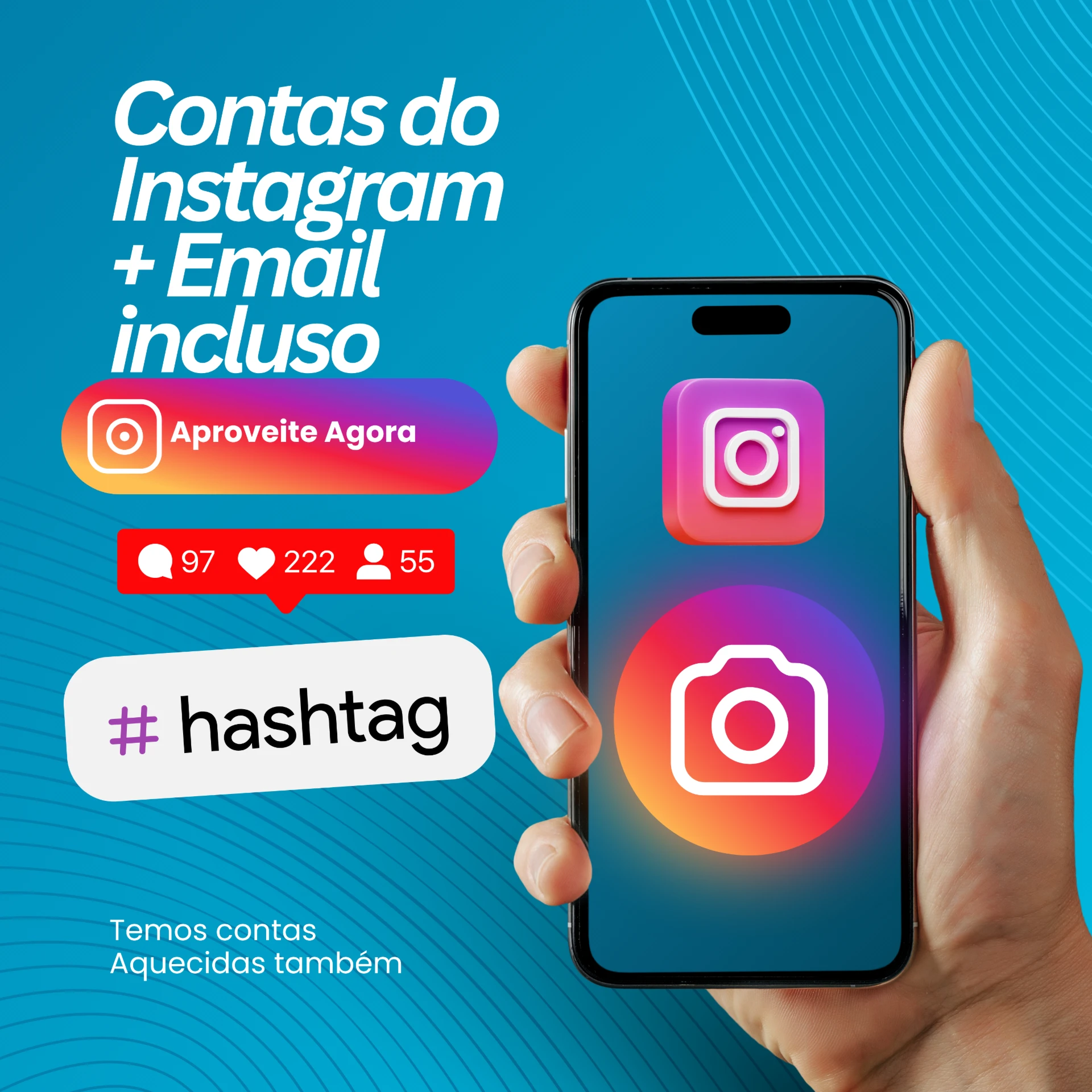 ✅ Conta Instagram + E-mail + Robô Automático →