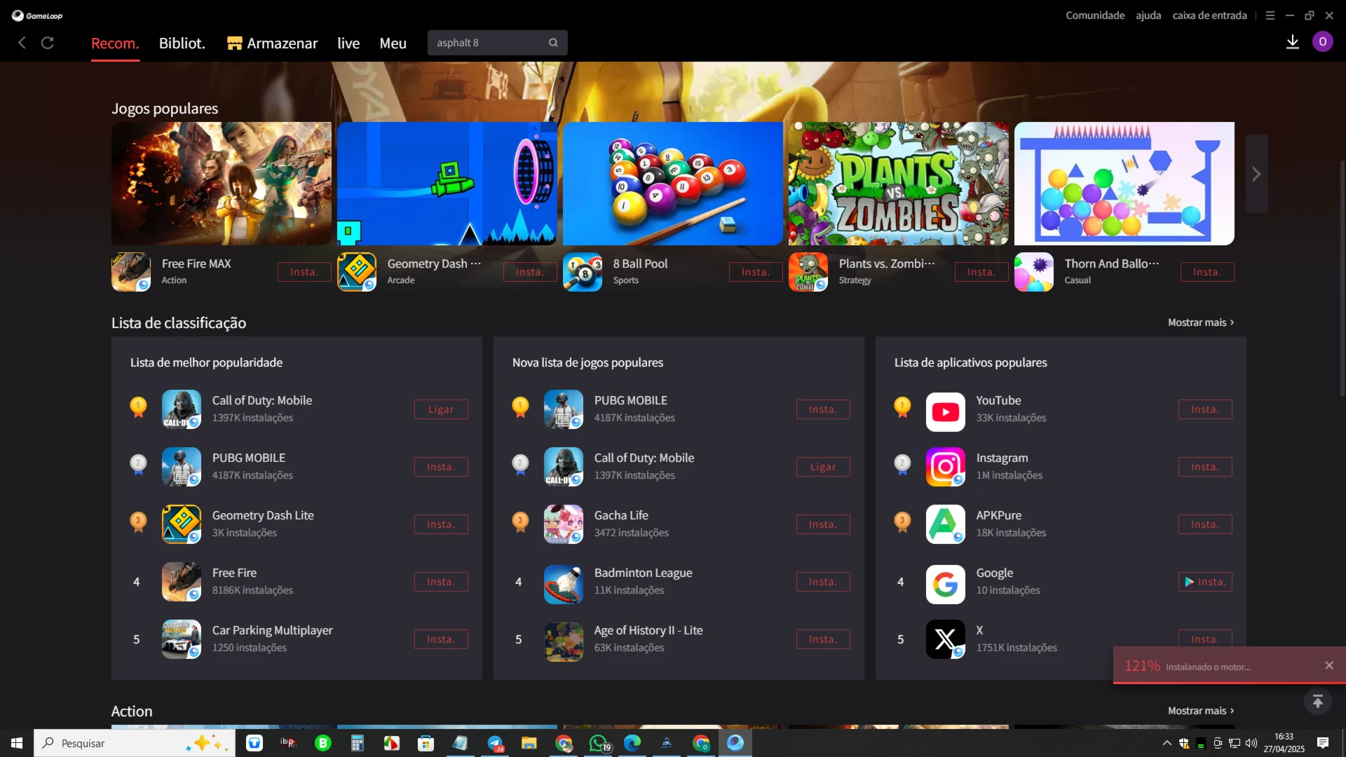 Gameloop Emulador Android Liberado + de 1000 Conteúdos
