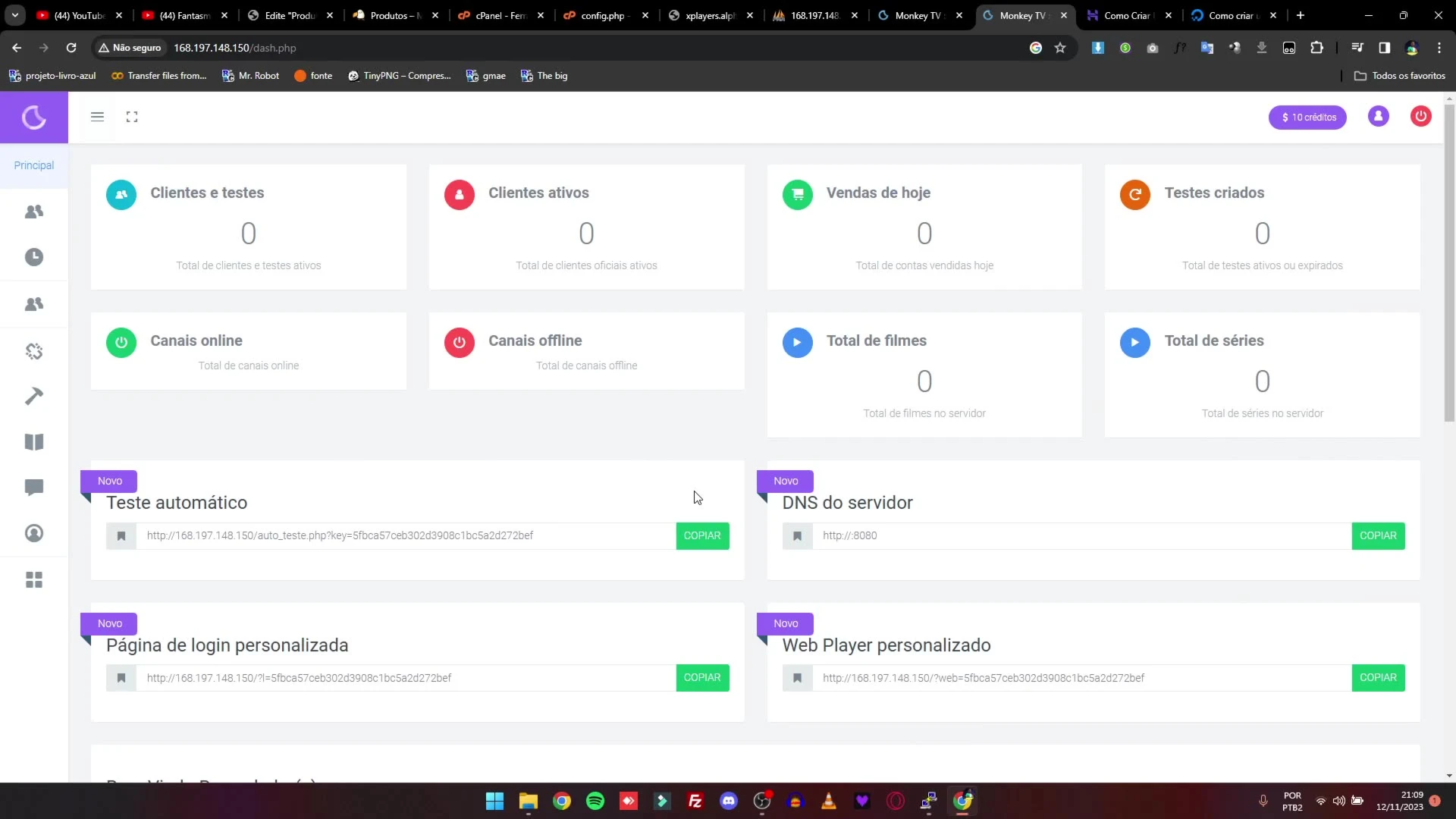 Script Painel de gerenciamento de listas IPTV - Office V4
