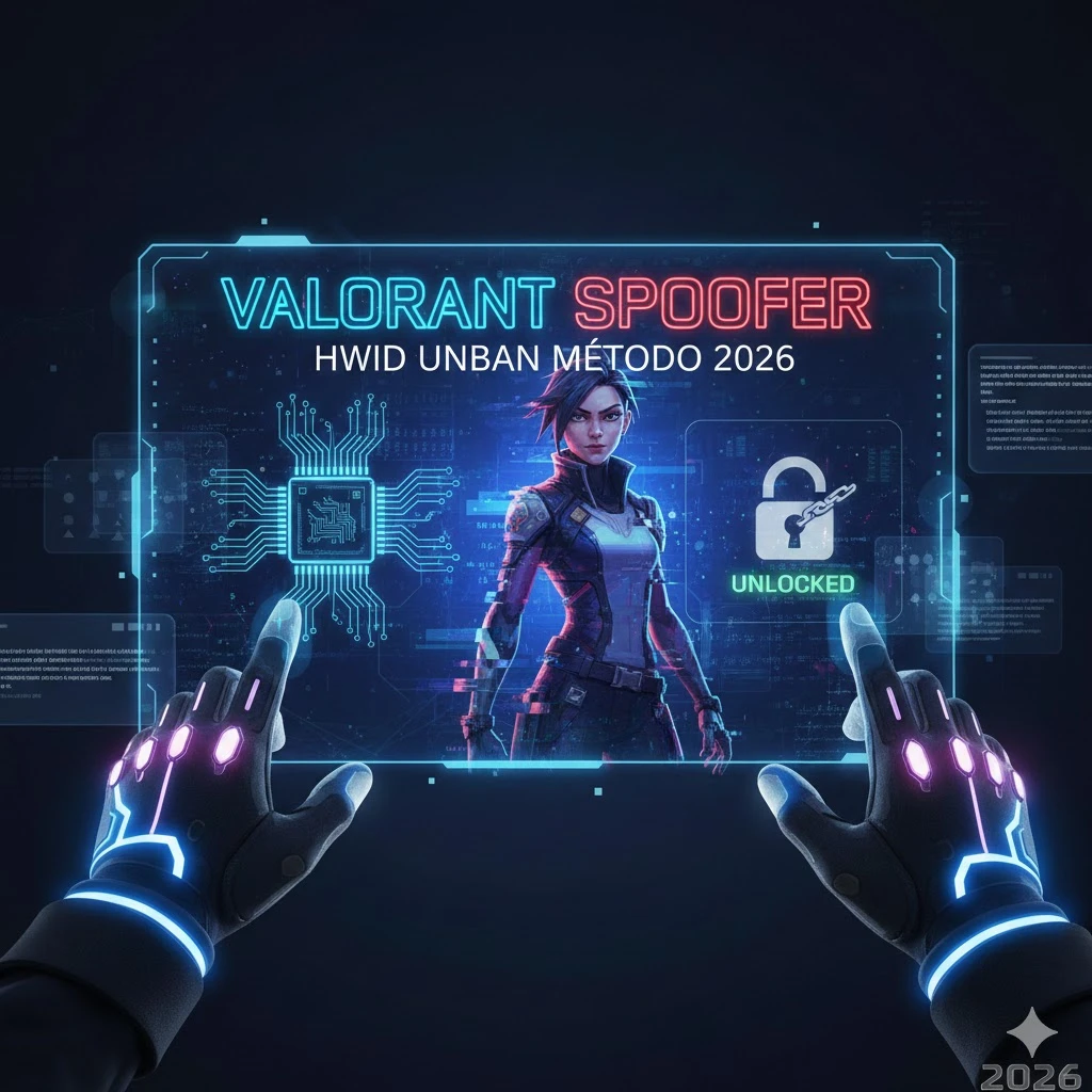 Valorant Spoofer HWID Unban Método 2026