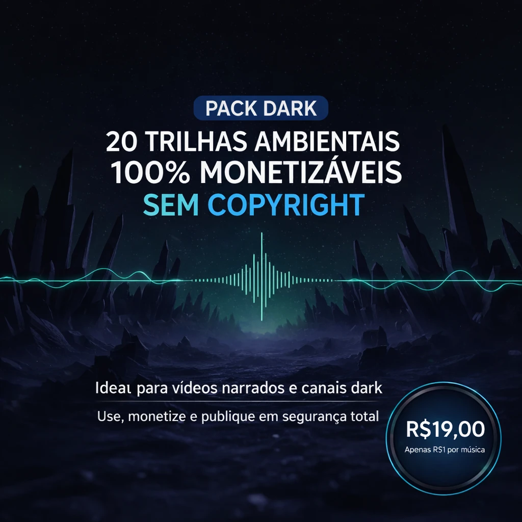 PROMOÇÃO 20 Músicas Monetizáveis para Canais Dark