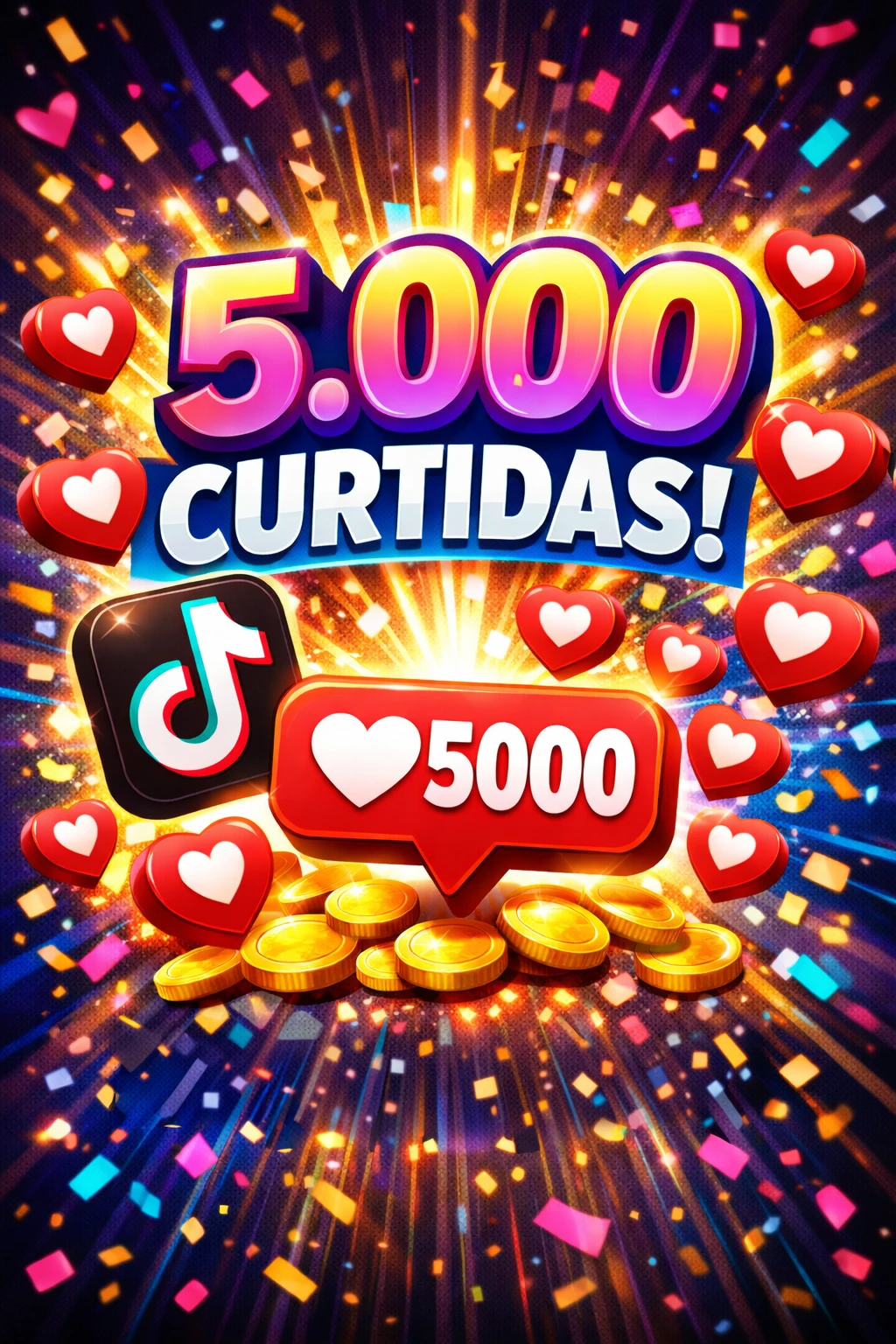 5 Mil Curtidas TikTok – Impulsione Seu Vídeo Agora