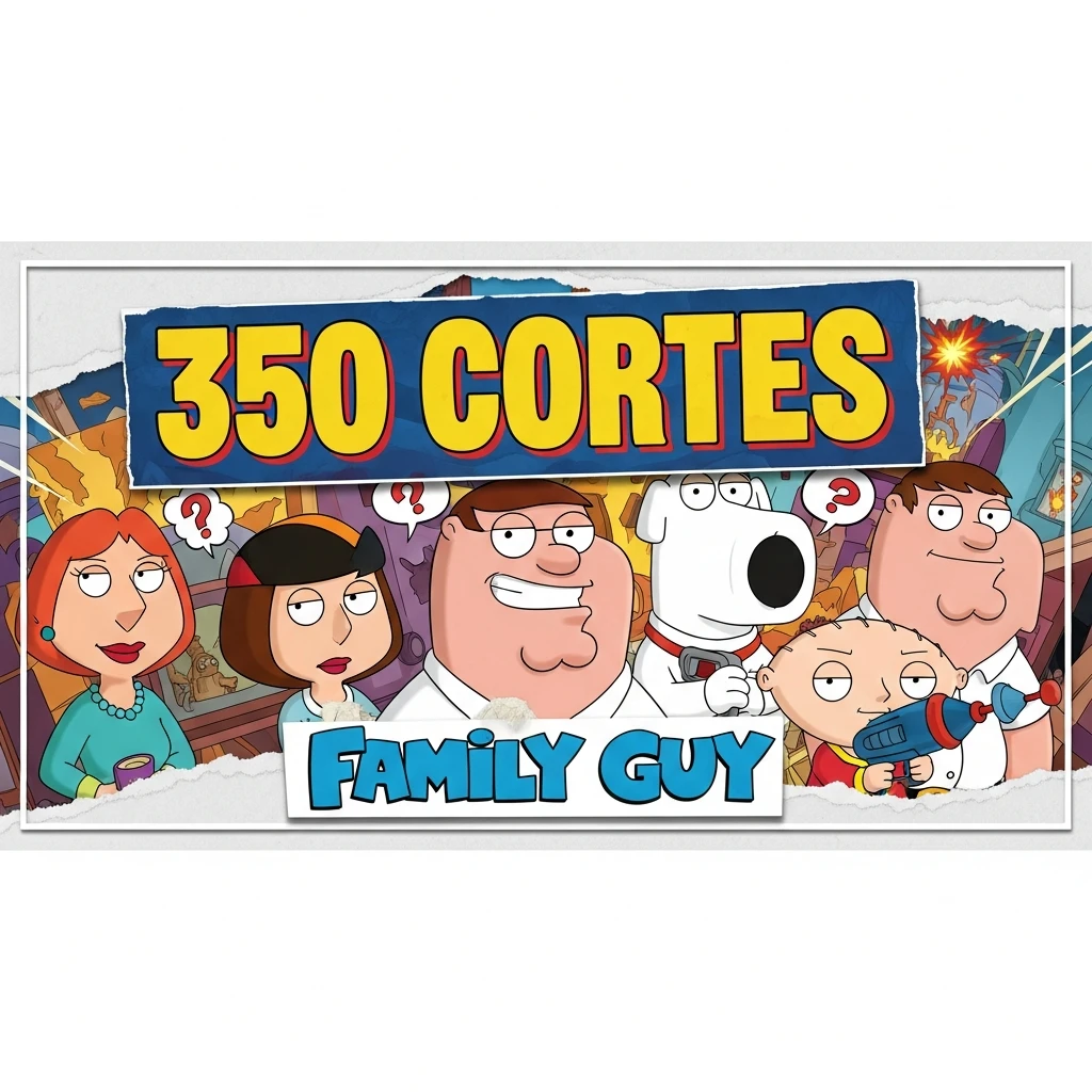 Pack 350 Cortes - Family Guy