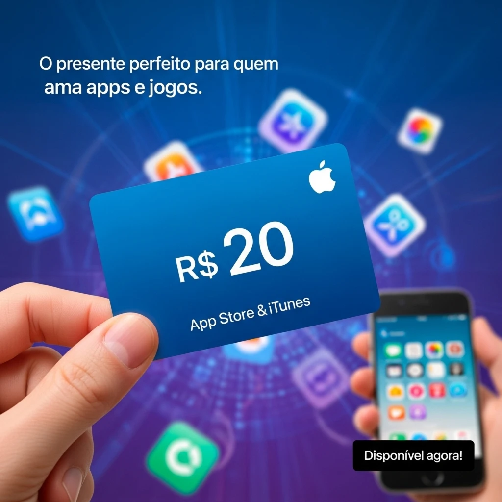 App Store - Gift Card Digital De 20 - Brasil