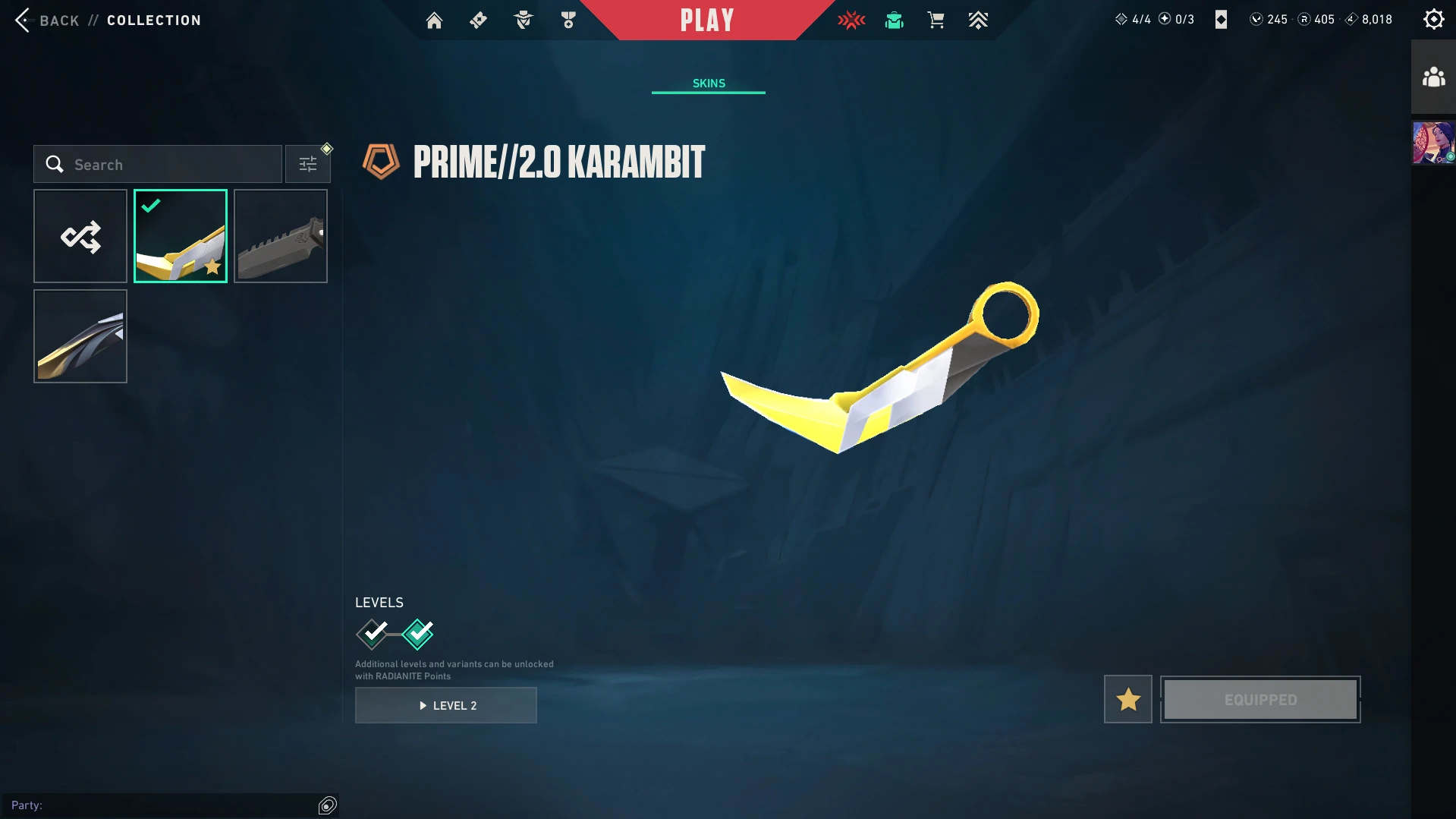 Conta Valorant Vandal Oni, Phantom Oni, Karambit Sublime, FA