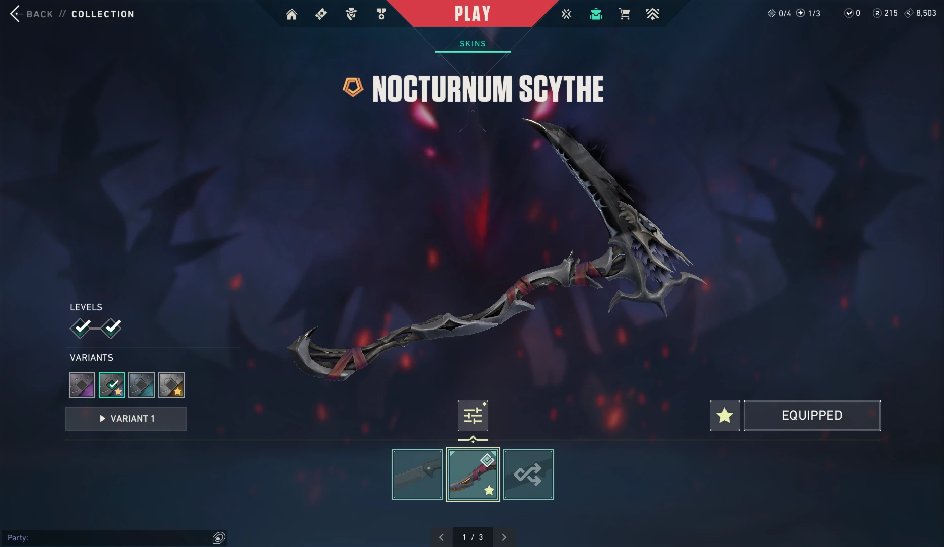 Valorant Dono Único/Full Acesso/Vandal Singularity/Foice Noc