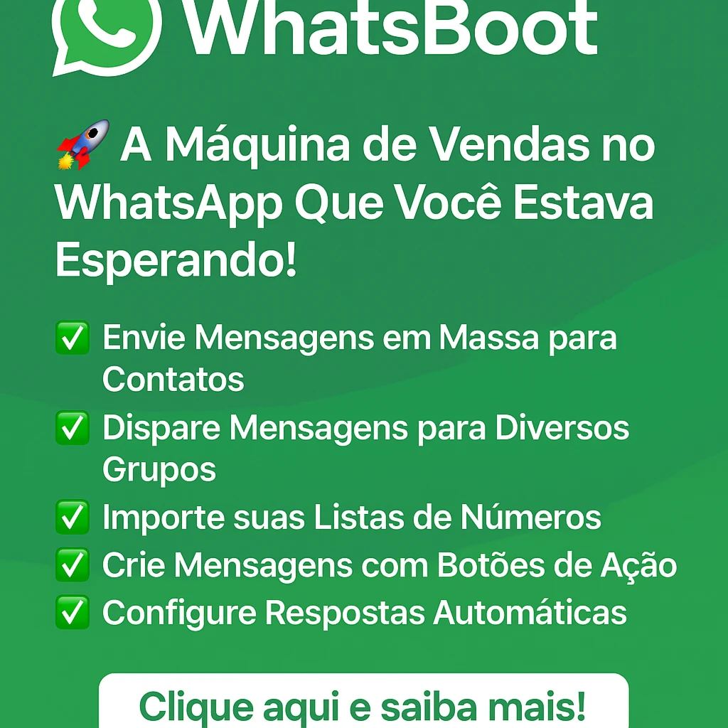Ferramenta de Envio em Massa para  [conteúdo removido] App