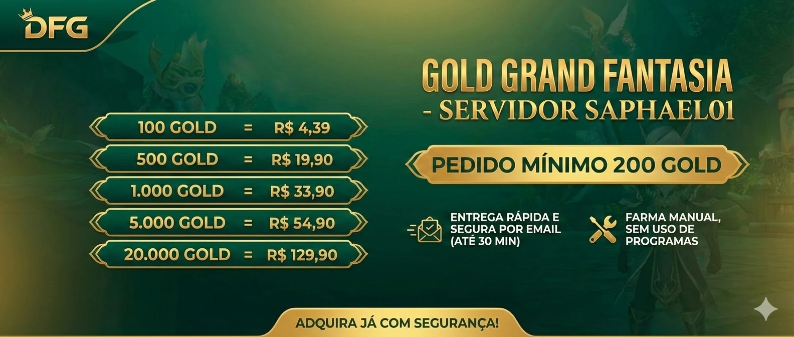 Gold Grand Fantasia SANCTUM (01) - Entrega Rápida⚡ GF
